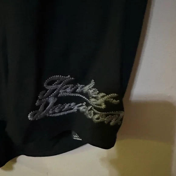 Harley Davidson three-quarter sleeve lace inset blouse - Picture 9 of 9